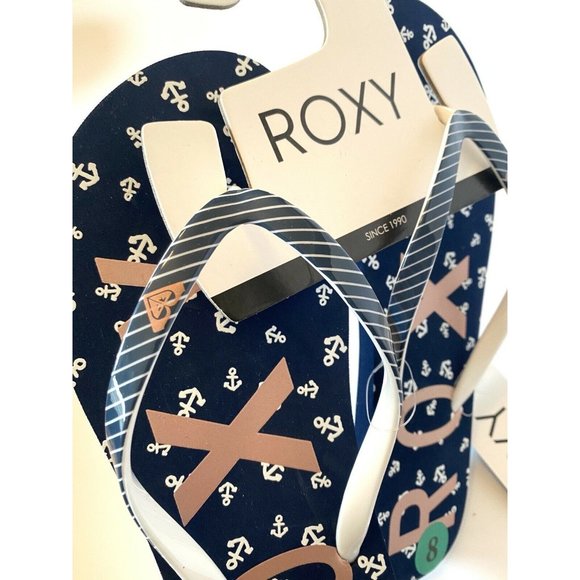 ROXY Women's Simba Love V Flip Flop Sandals Size 8 - Picture 3 of 5